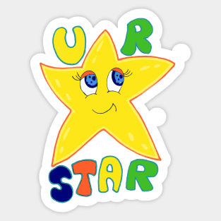 You Are A Star Sticker